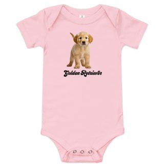 Baby short sleeve one piece (Golden Retriever, Dog Breeds Series)